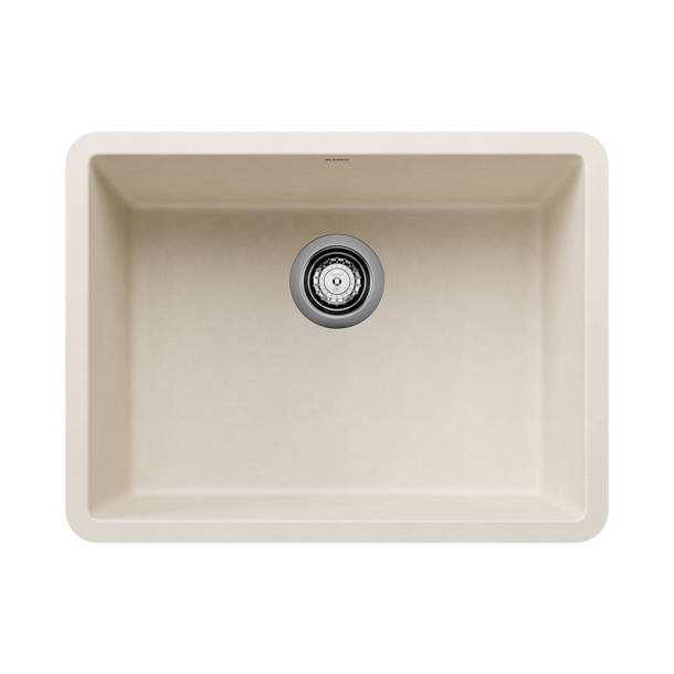 Blanco Precis SILGRANIT 21" L X 18" W Undermount Kitchen Sink & Reviews ...